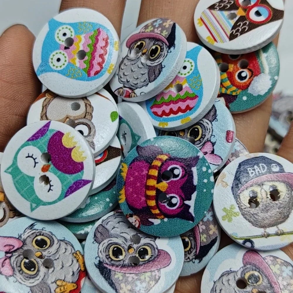 50PCS 20Mm Owl Shap…