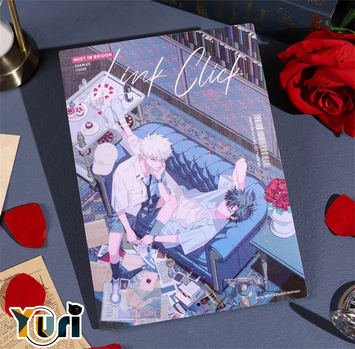 

Link Click Shiguang Daili Ren Cheng Xiaoshi Lu Guang BL Raster card Official Color Change Card Collection Ornament Gift