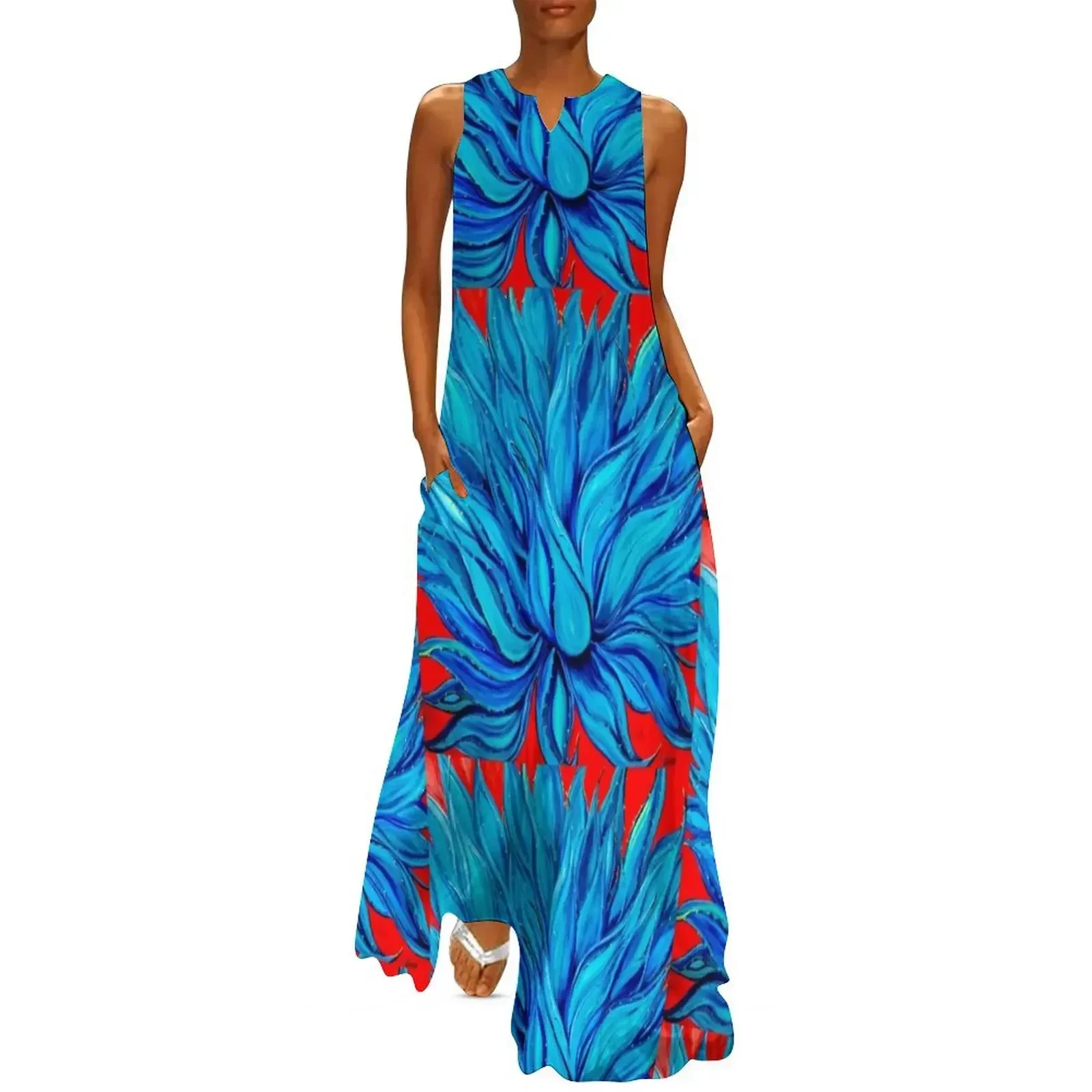 

iarthappy agave plant, tequila , blue agave 100 % agave Long Dress women dress Long dress Party dresses for women