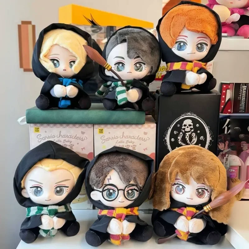 Nueva serie Original de Harry Potter, personajes de caja ciega, versión Q bonita, modelo Hermione Ron, adornos, juguetes para niños, regalo de cumpleaños para niñas