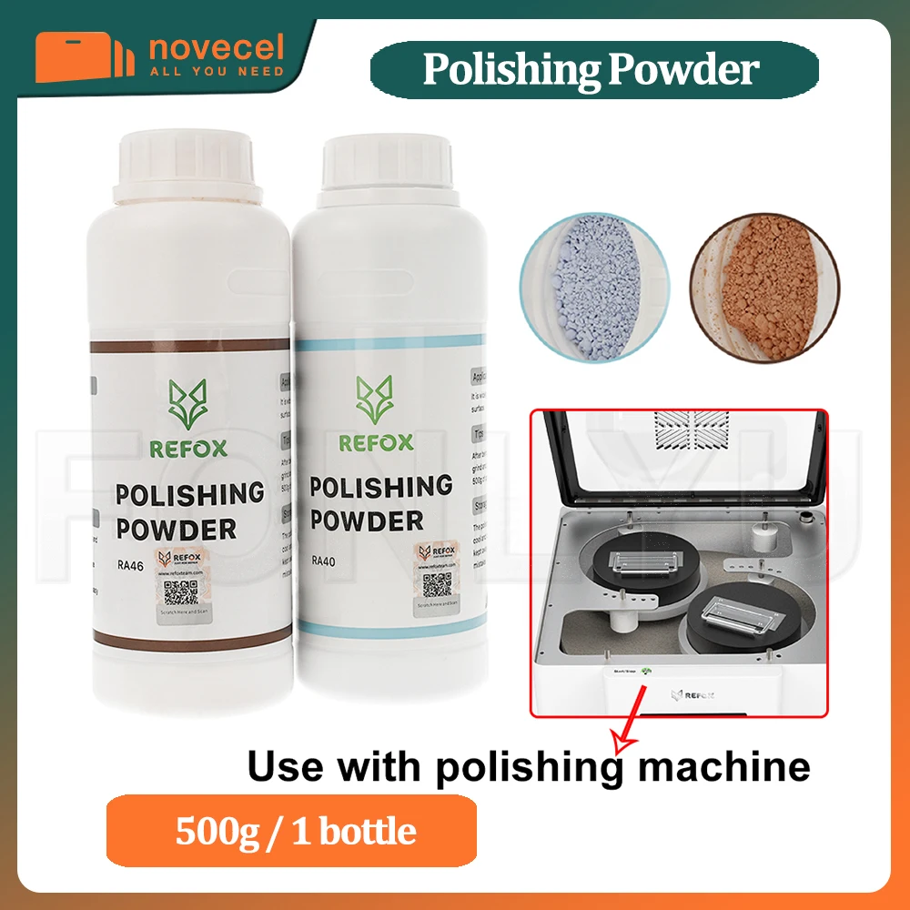 

Refox RP-100 Порошок для полировки экрана телефона для iPhone Samsung Машина для ремонта и полировки экрана телефона
