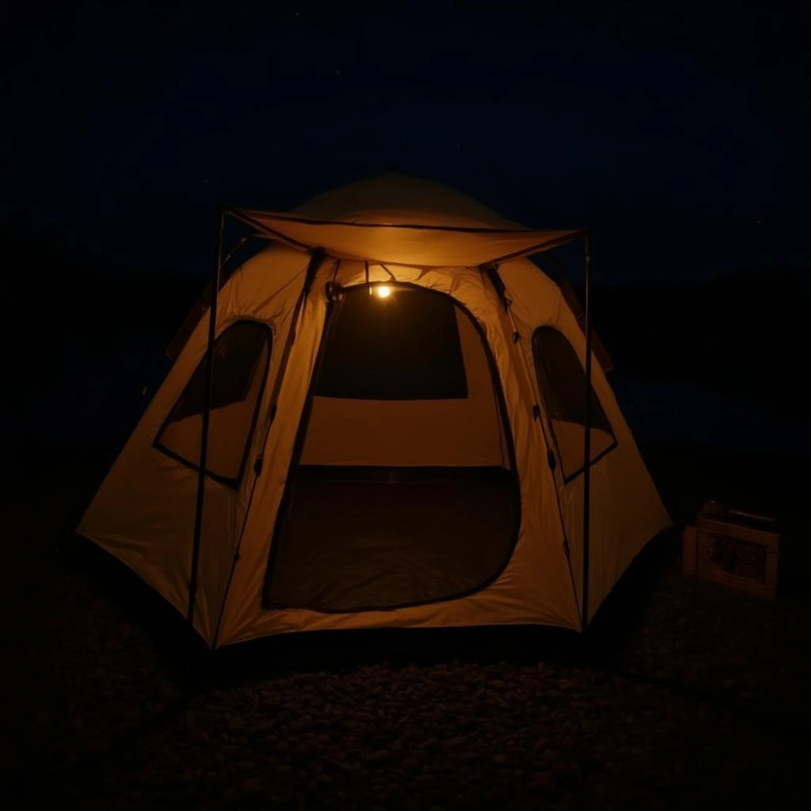 Foldable Tent Canopy Waterproof uncoveredFront Tent Outdoor Shelter Spacious Portable for Camping