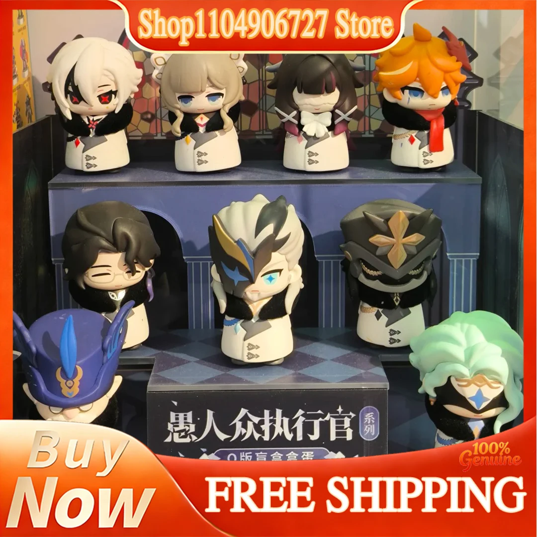 

Mihoyo Suplay Genshin Impact Fatui Harbingers Q Version Anime Figure Trendy Blind Box Toys Set For Adult Fans Collection Gifts