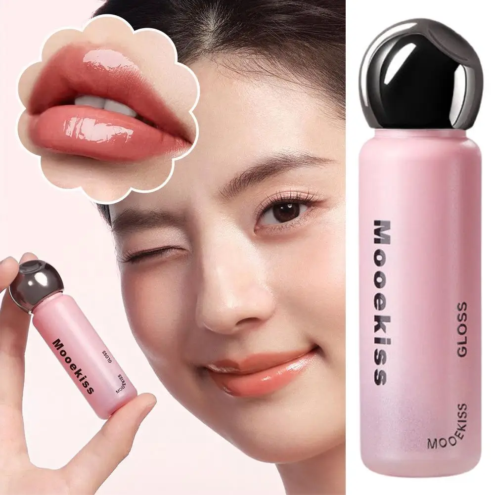 

1pcs Water Sense Ice Translucent color Lip gloss Mirror water light toot lips appear tender pure water to hold makeup lip glaze