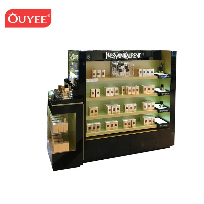 Customized-Exclusive Beauty Supply Store Shelf Perfume Display Counter Stand Cosmetic Shop Furniture Shop Interior Design