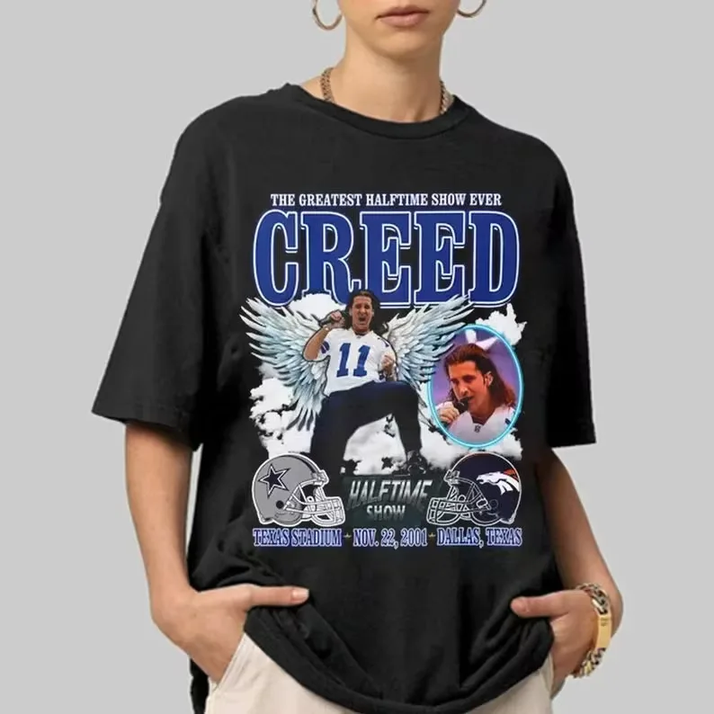 

Creed Greatest Halftime Show Ever T-Shirt Cotton On For Fans S-3XL