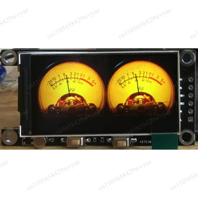 Voice-activated VU LCD Color Spectrum Module, 5 Modes Level Display, 5V for Power Amplifier