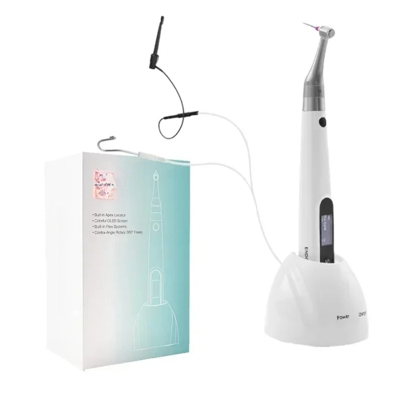 2-in-1 dent al Wireless Endo Motor Builin Apex Locator Oral Therapy Equipment Accessory Endodontic Rotary Root Canal Instrument