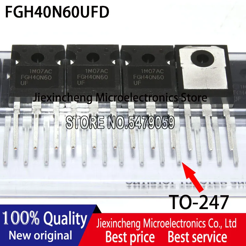 (5PCS-10PCS) FGH40N60SMDF FGH40N60SFD FGH40N60UFD FGH40N60 40N60 2SC3320 TO247 IGBT New original