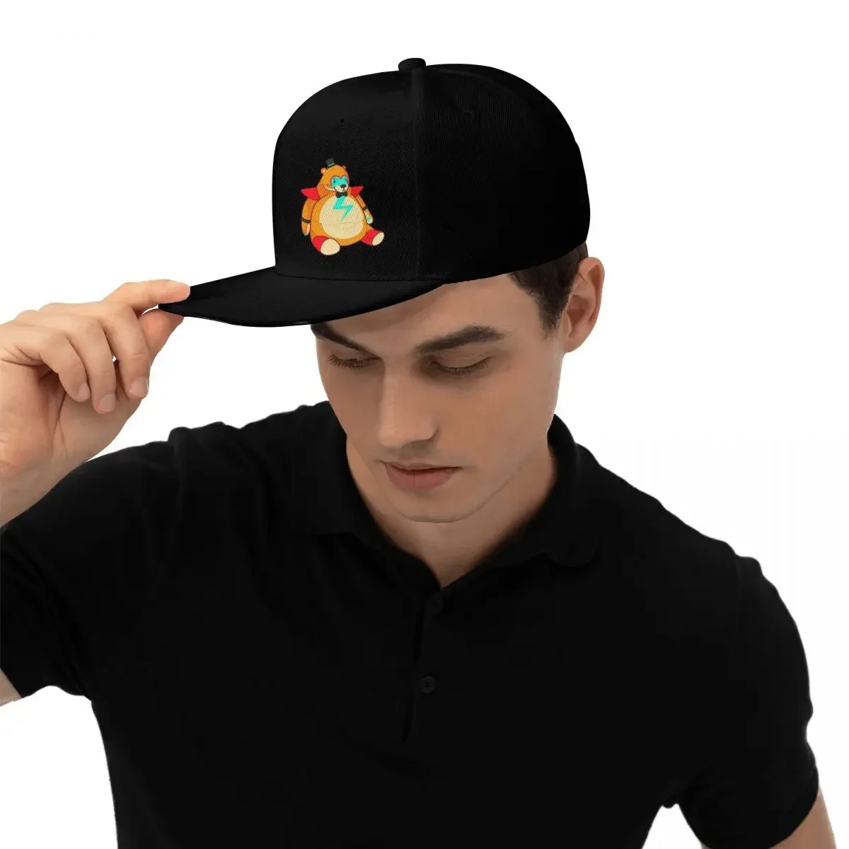 Glamrock Freddy Plush FNAF Violación de seguridad Djunkelskog Gorras de béisbol Hombres Mujeres Sombreros Gorra Streetwear Gorra de béisbol Casquette