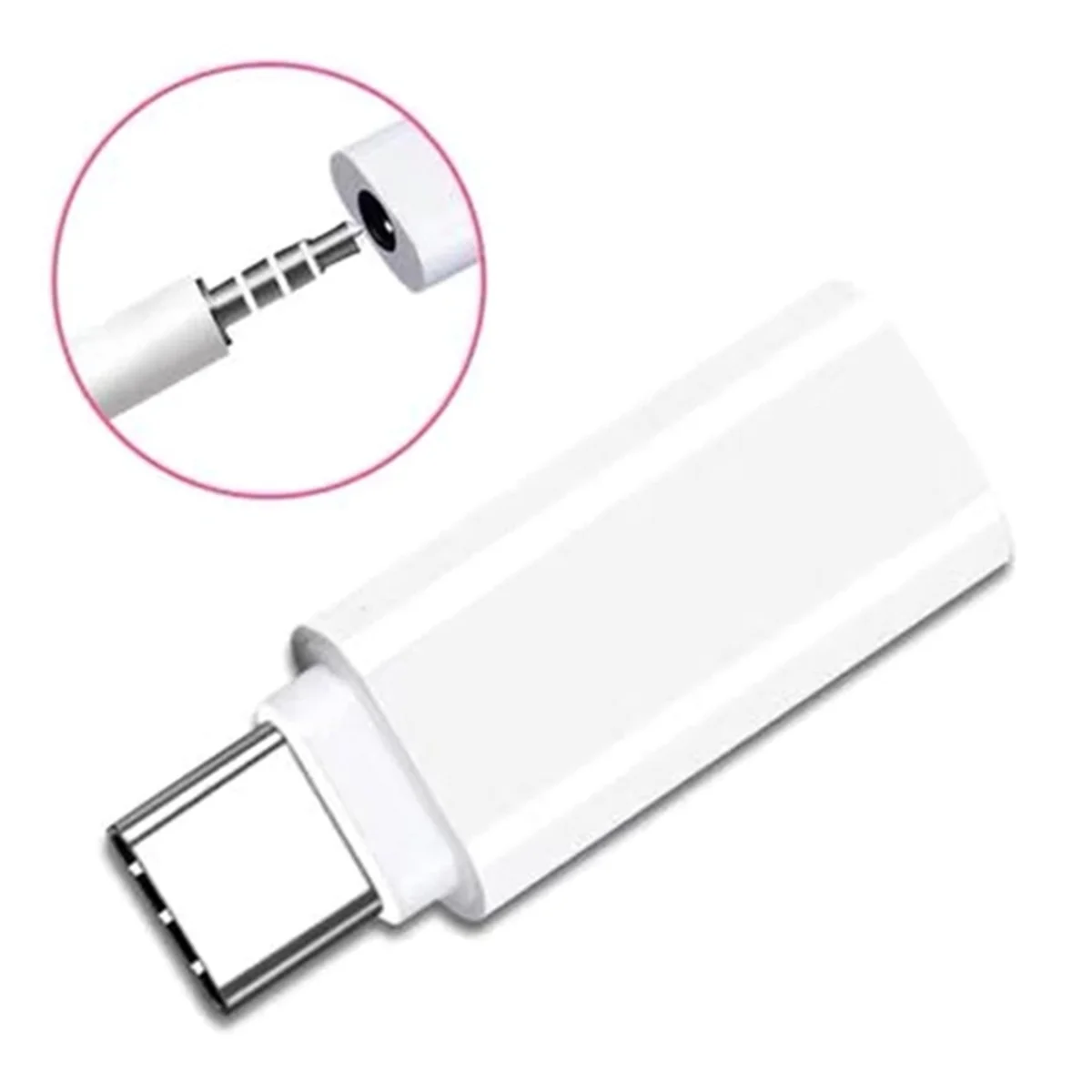 2PCS Type-C to 3.5mm Jack Converter Earphone Audio Adapter Cable Type USB C to 3.5 mm Female Headphone Aux Cable Adapter