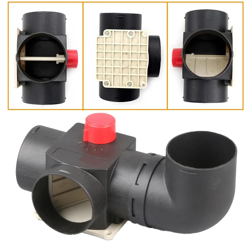 75MM Valve Flap Adjustable Air Diesel Heater Vent Ducting T Branch Splitter L Elbow Pipe Joiner Connector For Car Truck Camper