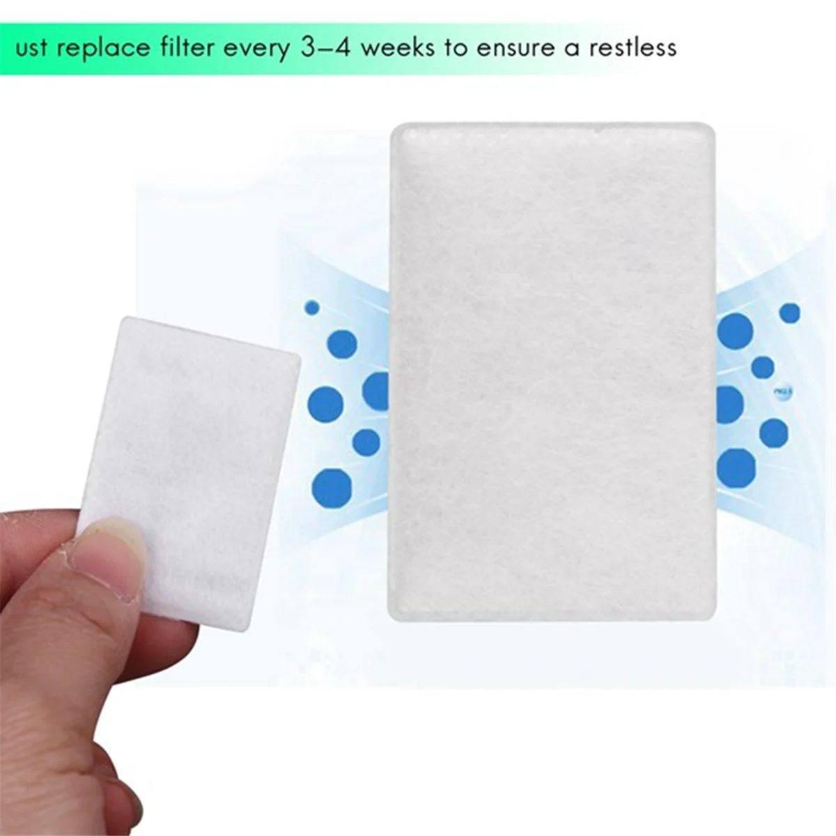 200Pcs Disposable Air Filters for ResMed AirSense 10 AirCurve10 S9 Disposable Universal Replacement CPAP Filters