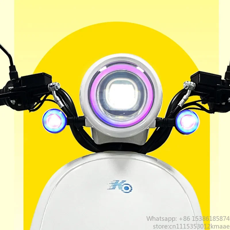 1200w 2 Wheeler Durable Electric Moped Bike Cheap Price Good Quality Lady Adults Electric Scooter Two Seats