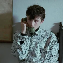 Spring and Autumn Men's Floral Shirt Call Me By Your Name Movie Timothy The Same Loose European and American Long-sleeved Shirt