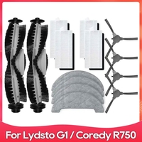 Compatible For Polaris PVCR 1226 / Lydsto G1 / Coredy R750 Roller Side Brush Filter Mop Cloths Robot Vacuum Cleaner Accessoies