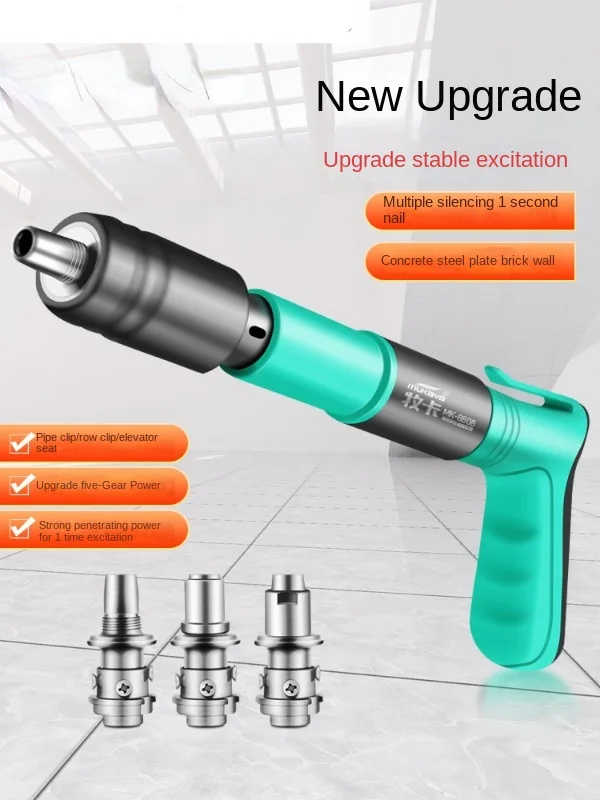 

Mini Cannon Nail Gun, Fire Nail Special Gun, Powder Gun, Concrete Cement Wall Cable Trough Nail Fixer, Magic Tool