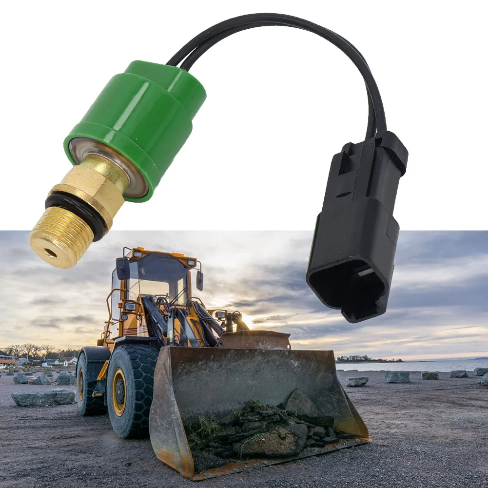 332-J0669 for excavator Pressure Switch with Brass Housing for JCB for 4cx Loaders Green 5 1 1cm 2-Pin Reliable Operation