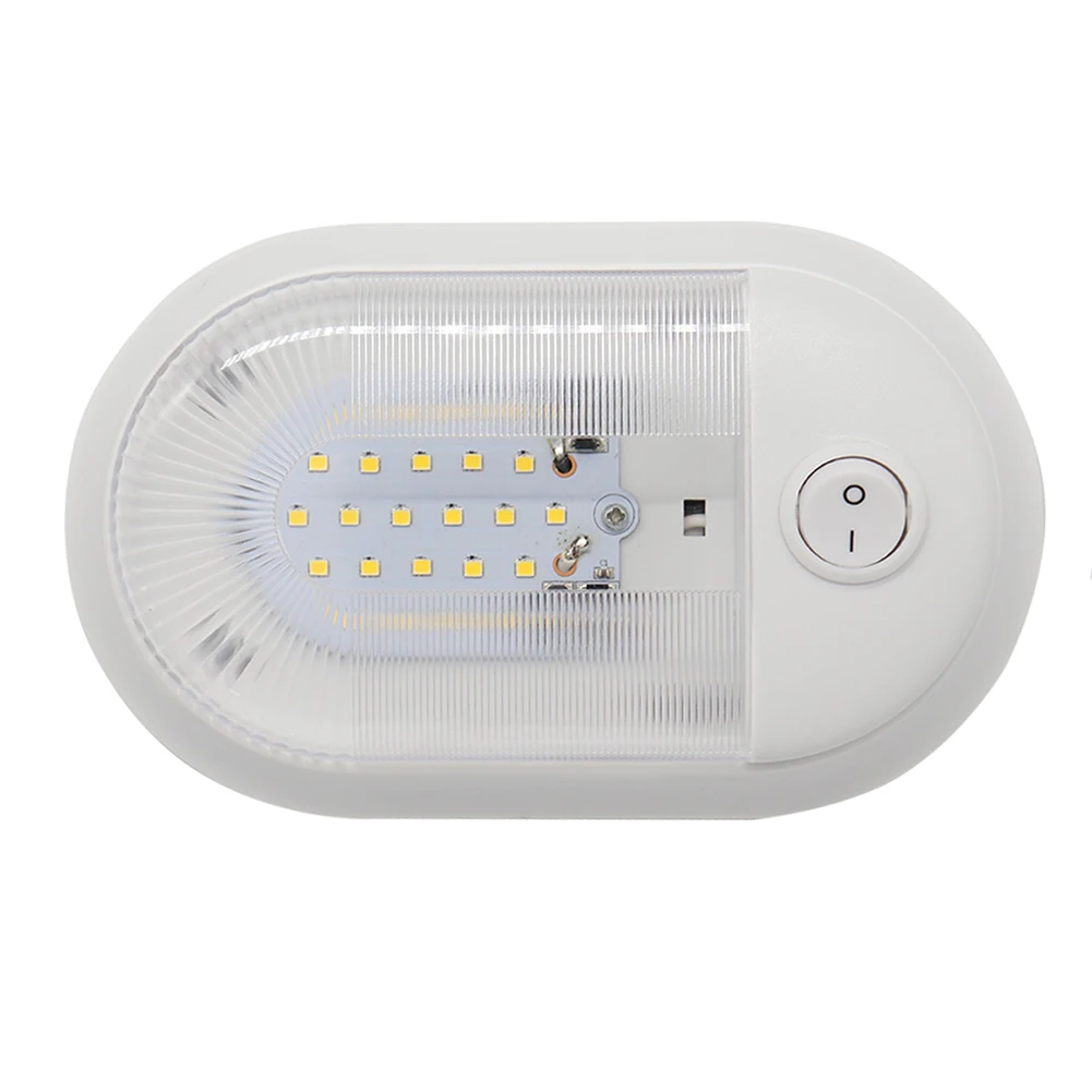 

24 LED Dome Light 12V/24V RV Camper Marine Yacht Boat Interior Ceiling Lamp Thin Design Brings Wider Visual Space Effect