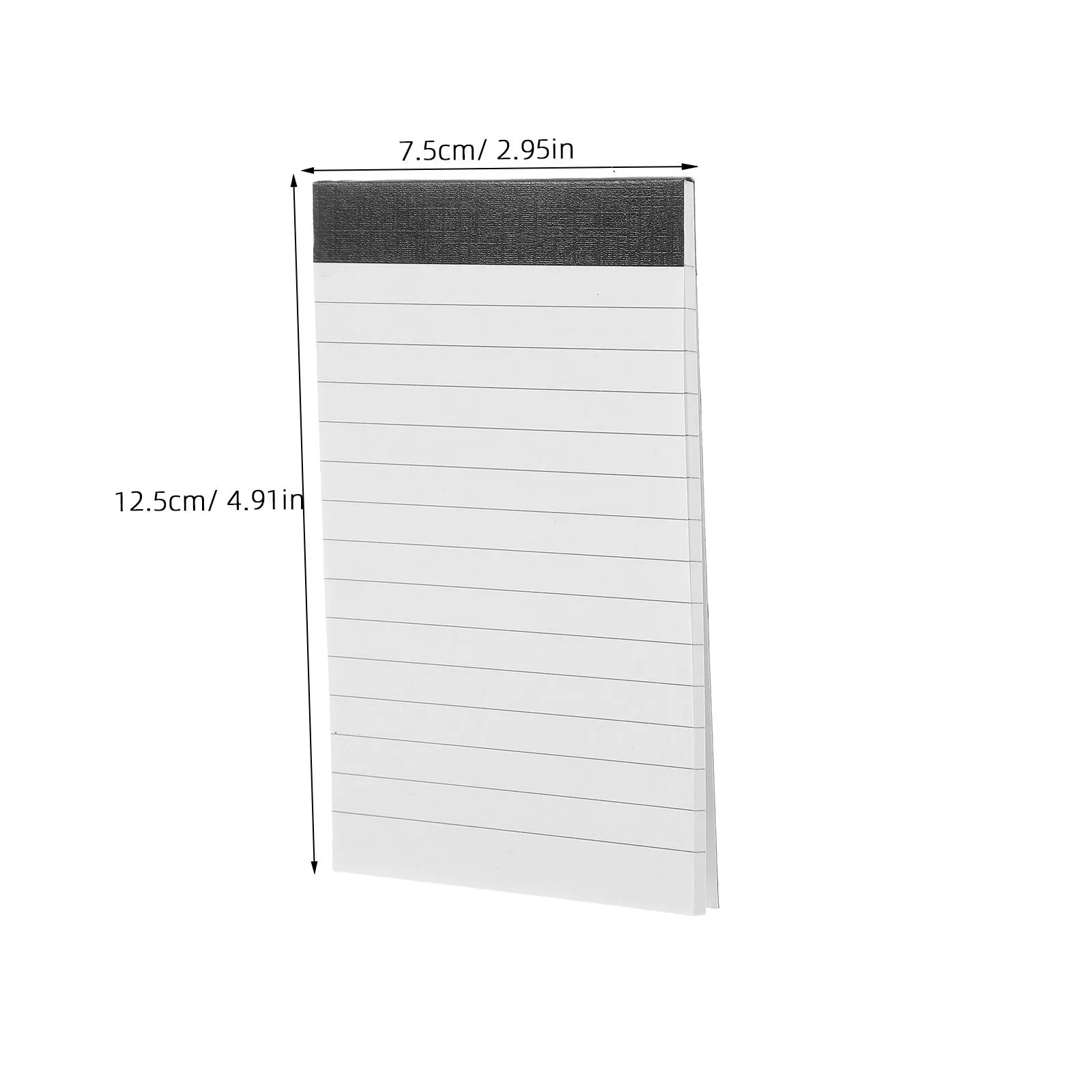 

5pcs Notepads College Ruled Perforated Lined Writing Pads Portable Pocket Notebooks For Work Study Office Daily Use Small Legal