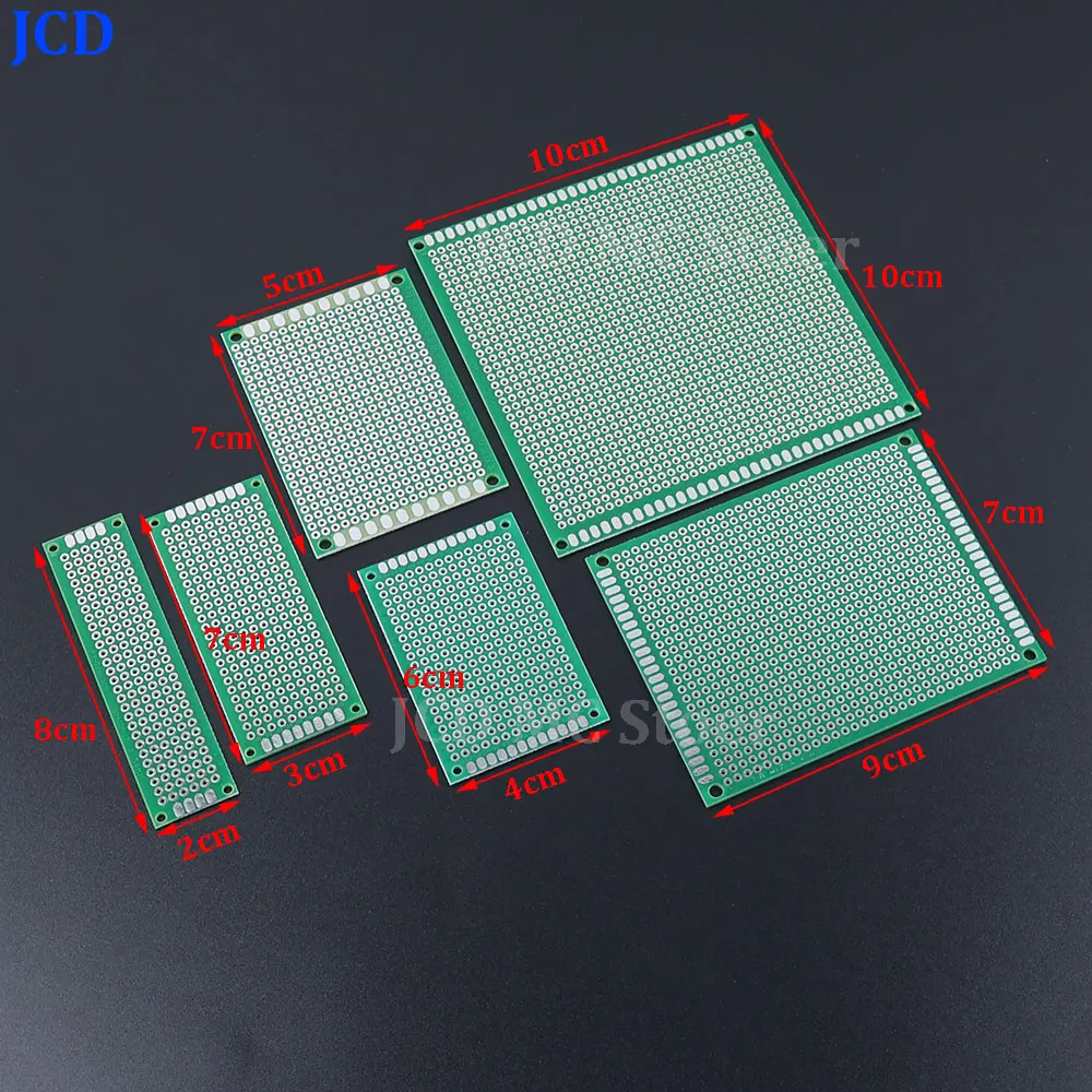 30Pcs/Lot DIY Universal Printed Circuit 2.54mm PCB Board Protoboard For DIY Soldering Project （2*8 3*7 4*6 5*7 7*9 10*10cm）