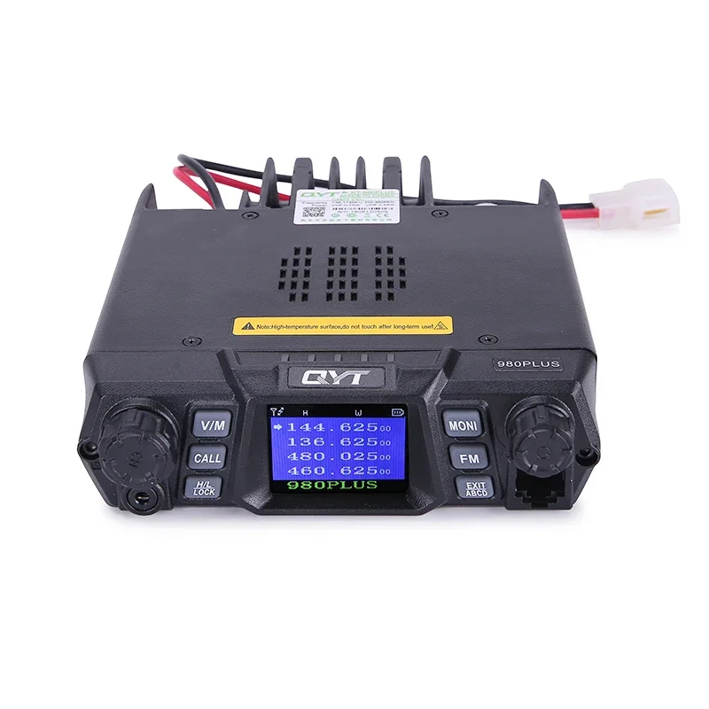 

75W KT-980Plus Long Range High Power Dual Band Vhf Uhf Color Screen Mobile Radio 30km