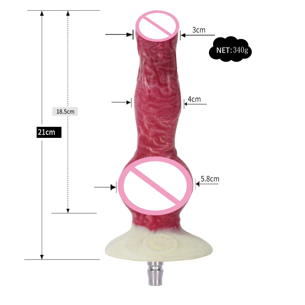 ROUGH BEAST Animal Dog Dildos Vac-U-Lock Sex Machine for Female Simulation Penis Masturbation Attachment For Women Sex Toys