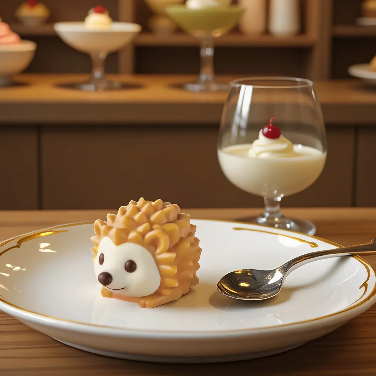 3d Hedgehog Mousse Cake Silicone Mold Cute Animal DIY Jelly Chocolate Panna Cotta Fondant Mold Cake Decor Baking Accessories