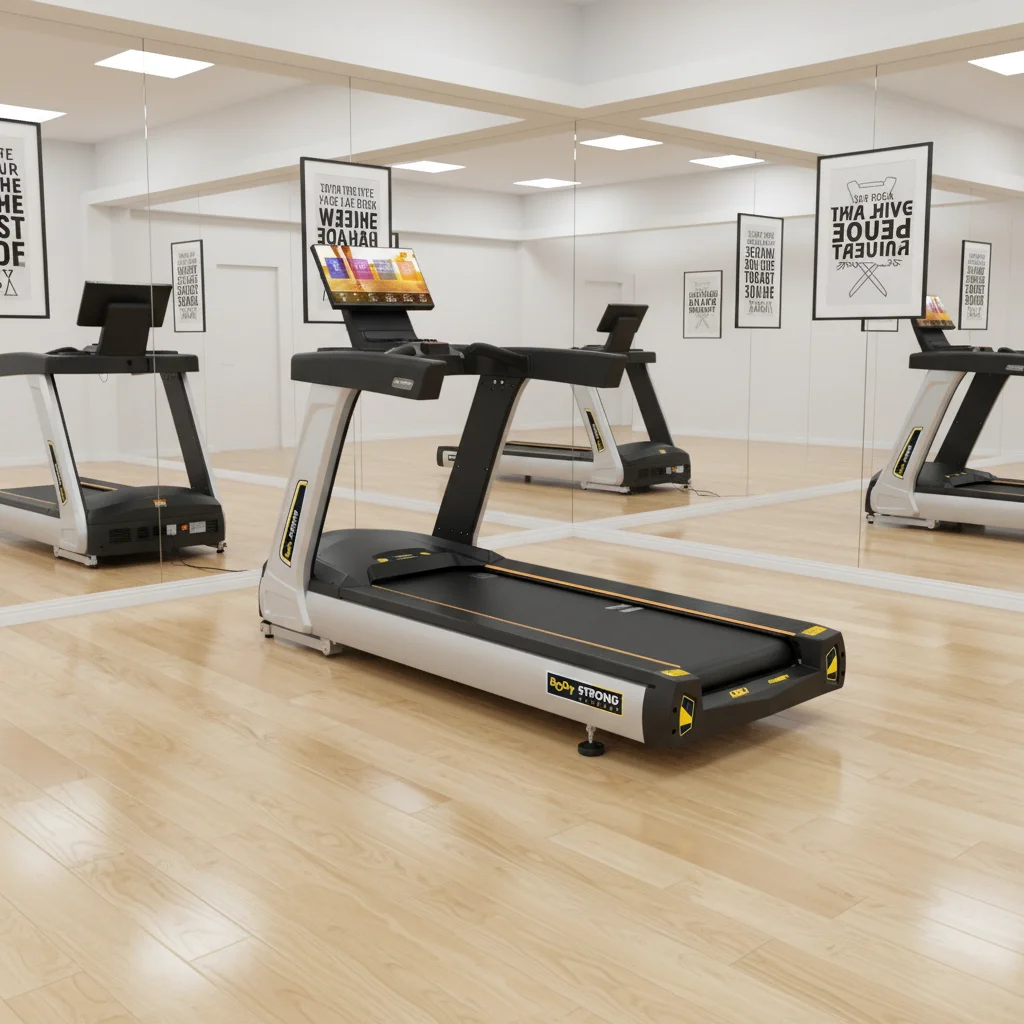 

OEM Bodybuilding Motorized Fitness Treadmill with LED Screen 150kg Capacity Slope Function-Home Gym Equipment