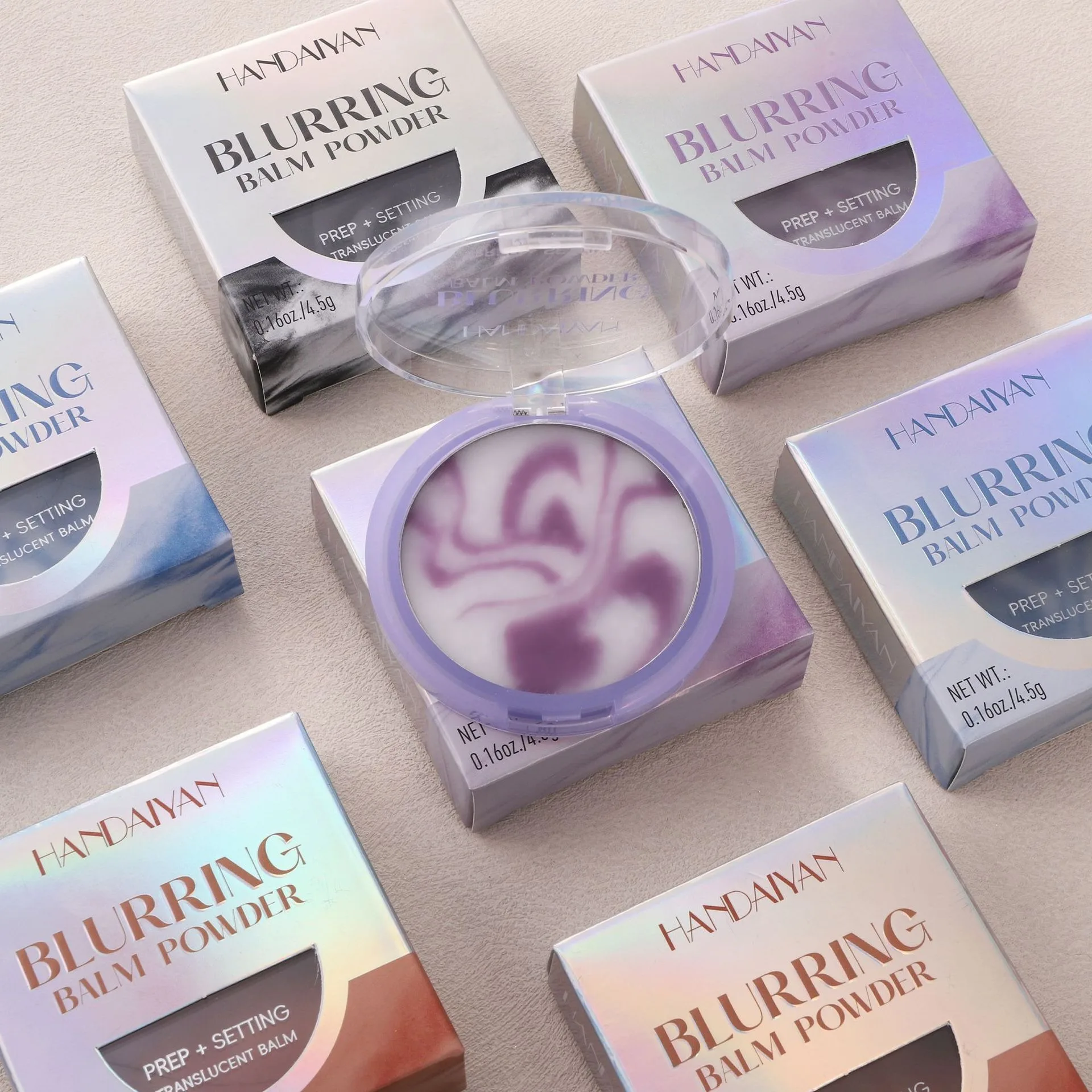 라이트 미스트 방수 오일 컨트롤 브라이트닝 컴플렉션 매트 컨실러 세팅 파우더 퍼프 럭셔리 한국 메이크업 파우더