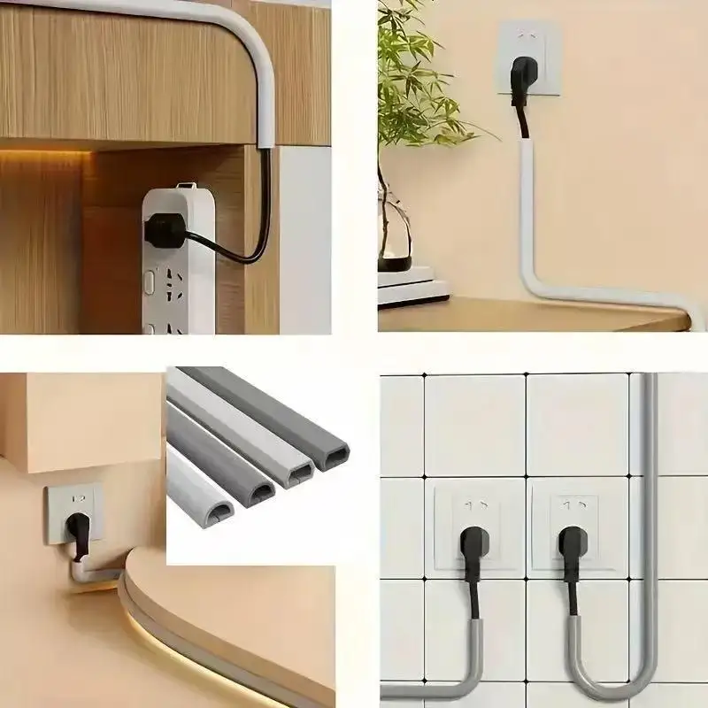 PVC Cable Trunking Self Adhesive Backing Durable For Home Office Wire Management