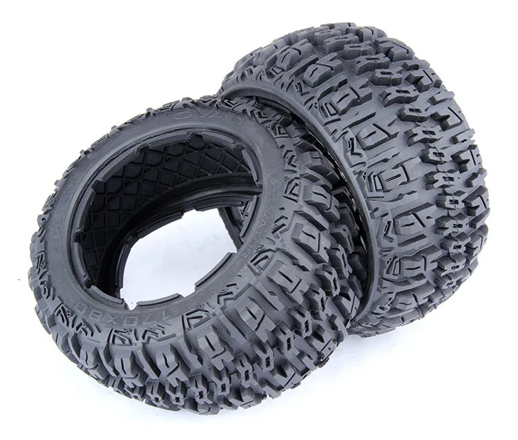 5B Upgraded Front or Rear Knobby Tire Skin Set Fit 1/5 HPI Baja 5B SS Rovan King Motor