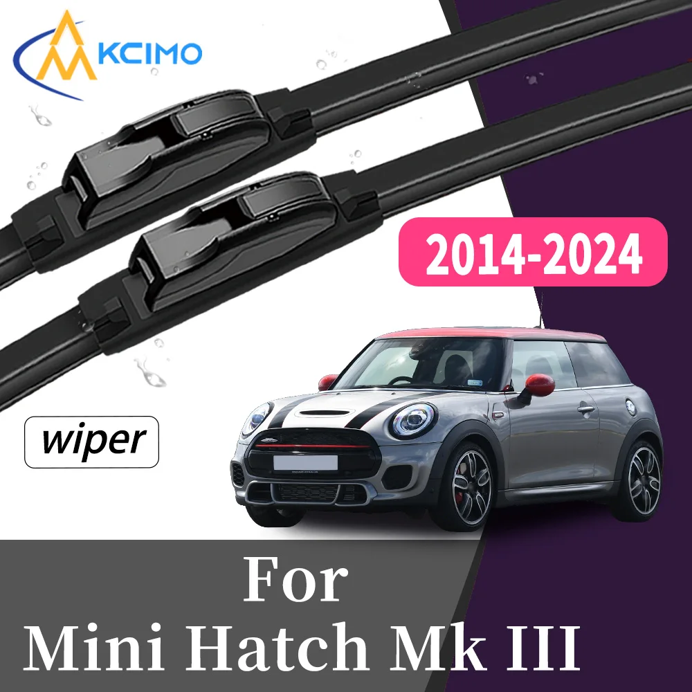 

All-Weather Wear-Resistant Front Windscreen Wiper Blades For Mini Hatch Mk III F56 2014-2024 High Quality Windshield kit 2Pcs