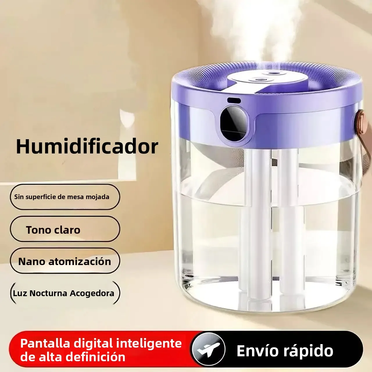Humidificador de Aire Silencioso con Doble