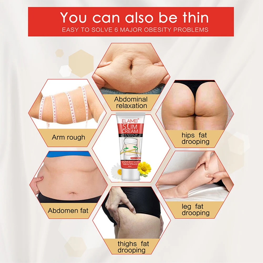 Hot Slimming Lotion Portable Workout Sweat Enhancer For Body Care