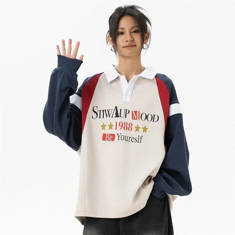 Pullover Women Plus Size Tops Lady Hip Hop Sweatshirts for Couples of Boyfriends Clothing for Women Luxury Autumn Women Clothes