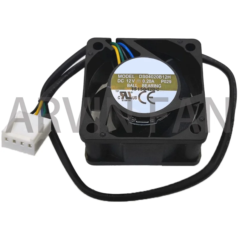 Original 40mm Cooling Fan DS04020B12H 4020 40MM 4CM 40X40X20 DC 12V 0.20A PWM Speed Adjustment Strong Air Cooler