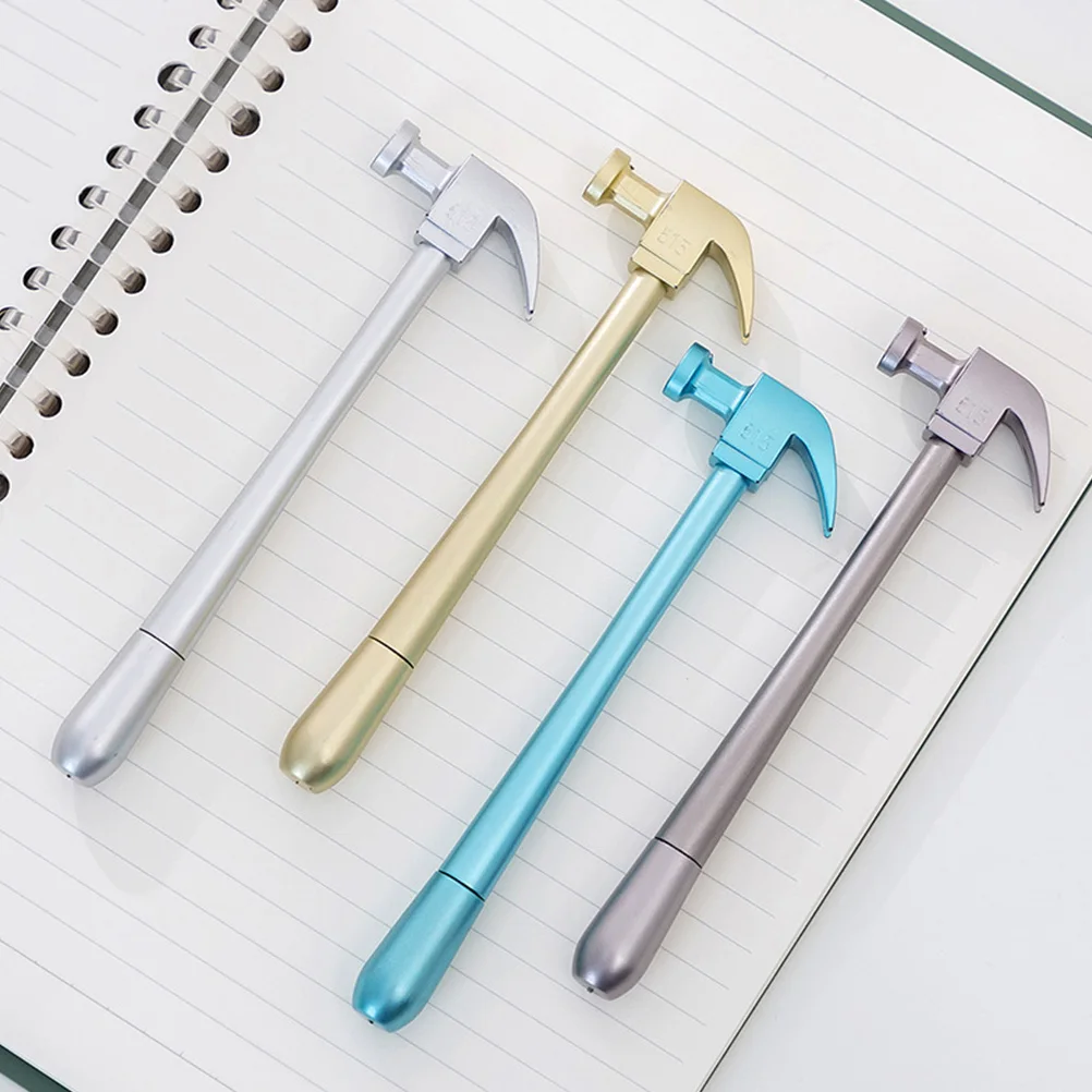 

Claw Hammer Shaped Gel 0.5mm Student Sign Pens Anti Skid Design Lightweight Portable Sheep Head for School