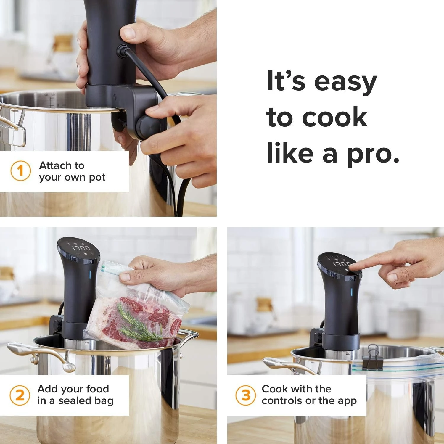 1000W Sous Vide Hassas Pişiric - Sous Vide Immersion incelemesi ve fiyatı