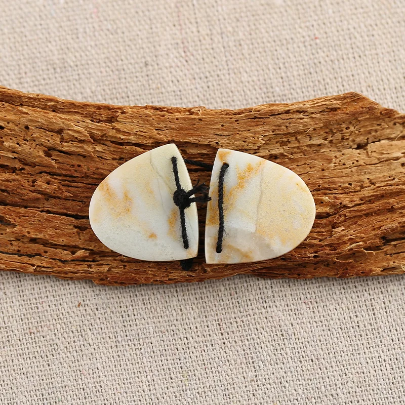 B&F Handmade Amazonite  Pendants, Genuine Natural stones beads, Unique Stones for jewelry & DIY Earring Beads