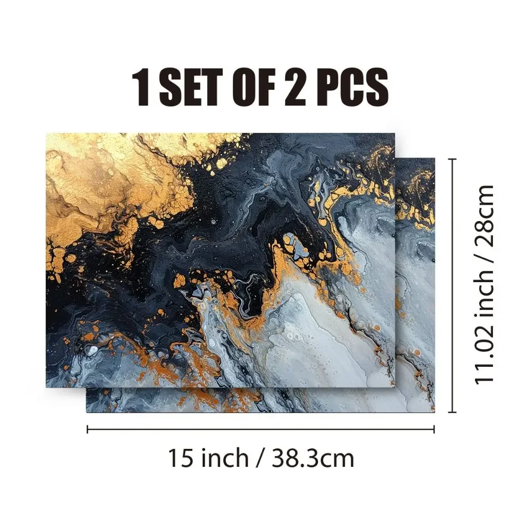 Marmorierte Textur, kratzfeste Notebook-Computer-Abdeckung, PVC, wasserdicht, DIY A+C-Seite, 15 Zoll Laptop-Aufkleber, Laptop-Zubehör