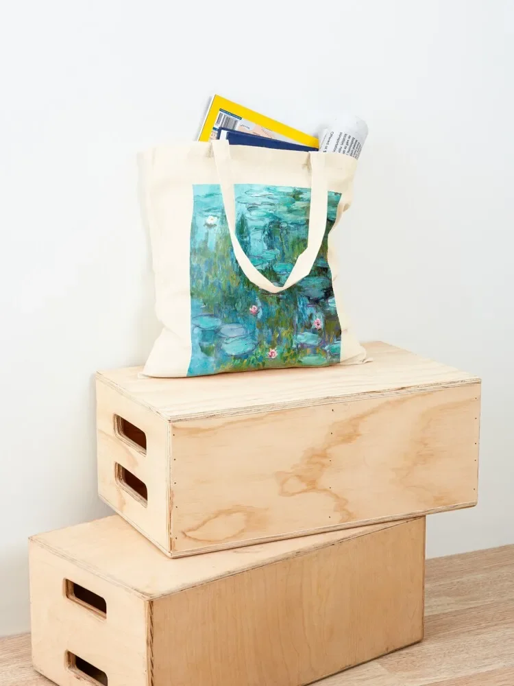 Claude Monet - Nirrías de Agua - Ninfea Tote Bag bolso de mano personalizado Bolsos de señora