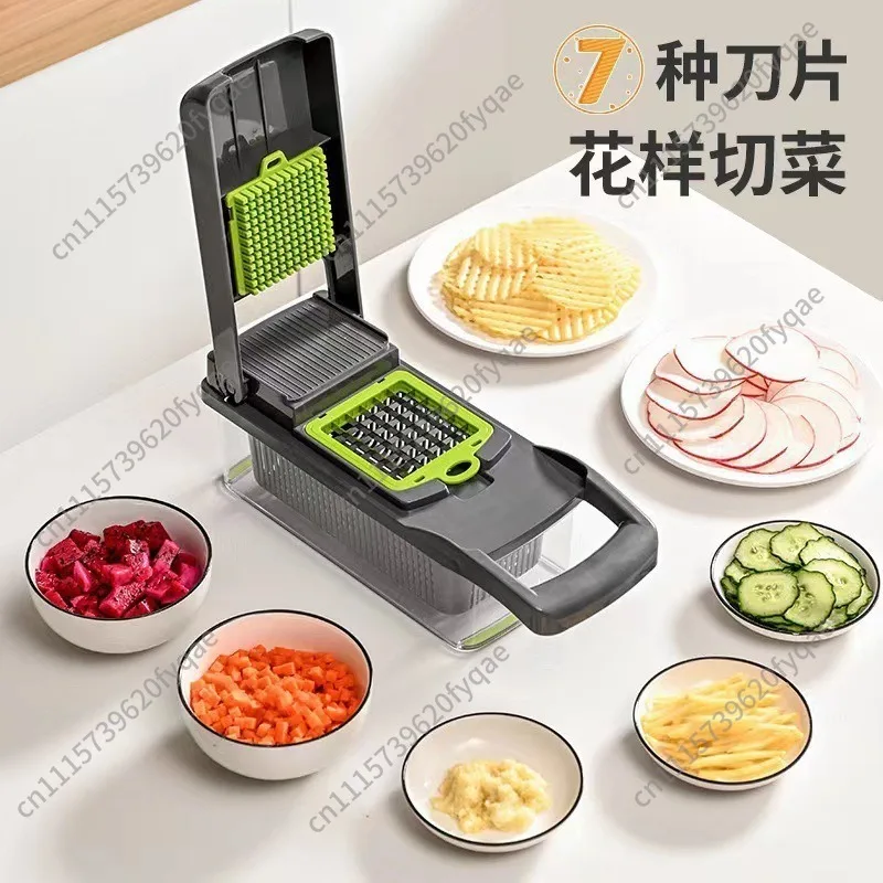 Multifunctional vegetable cutting artifact Household potato shredding planer slicer