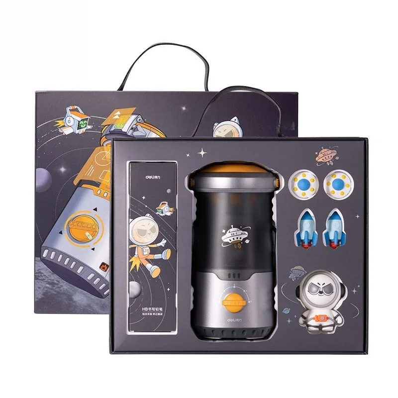 

VG7 electric stationery set, 61 children's gift box, large aperture pencil sharpener