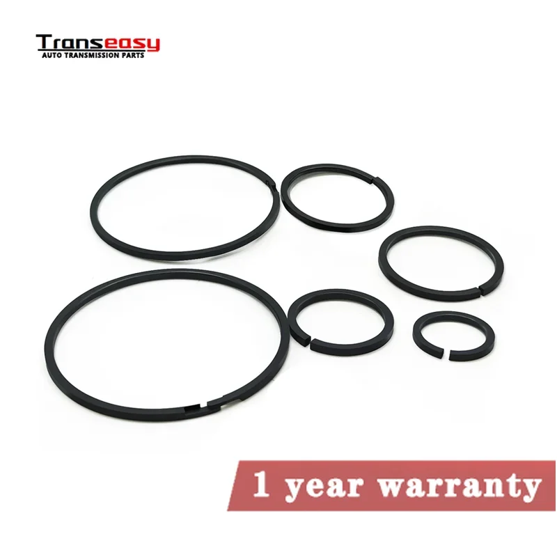 6PCS AL4 DPO Transmission Oil Seal Rings Kit Fits For Peugeot 206 207 307 40 Citroen Renault