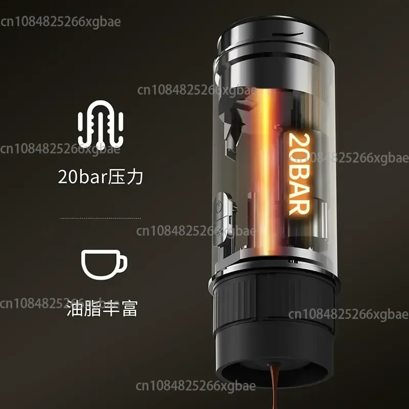 Portable Coffee Machine Set Automatic Espresso Capsule Coffee Machine Small Home Extractor