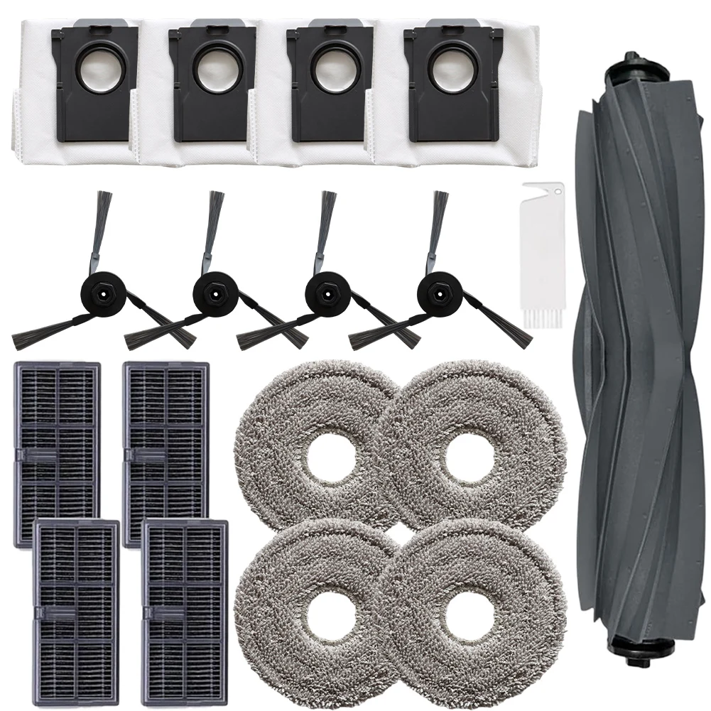 

Sweeper Filter Mop Cloth Dust Bag Side Brush Kit Replacement Part Mop Cloth Dust Bag Side Brush Kit For MOVA P50 Pro For Ultra