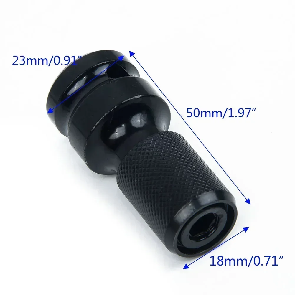 4 pces 1/2 "a 1/4" adaptador de soquete chave de impacto de ar soquete driver porca-no bit hex catraca soquete conversor