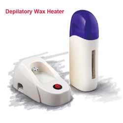 Draagbare Roll On Wax Heater Ontharingscrème Warmer Hervulbare Wax Cartridge Wax-melt Machine met Basis Huidverzorging Tool Ontharing