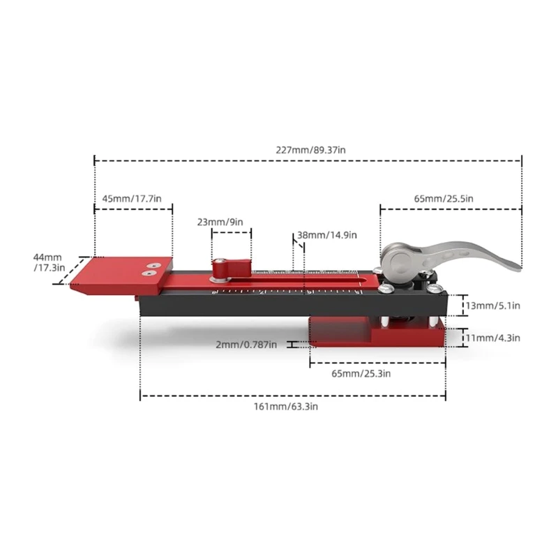 Aluminum Adjustable Stepped Board Install Wall Panel Install Tool